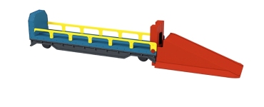 Hornby R9347 - 1: 76 - Playtrain Autotransportwagen  mit Rampe